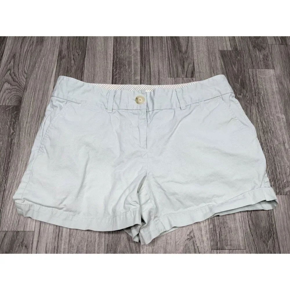 (3/$35) Ann Taylor Loft Womens Size 4 Pockets‎ Sea Green Shorts